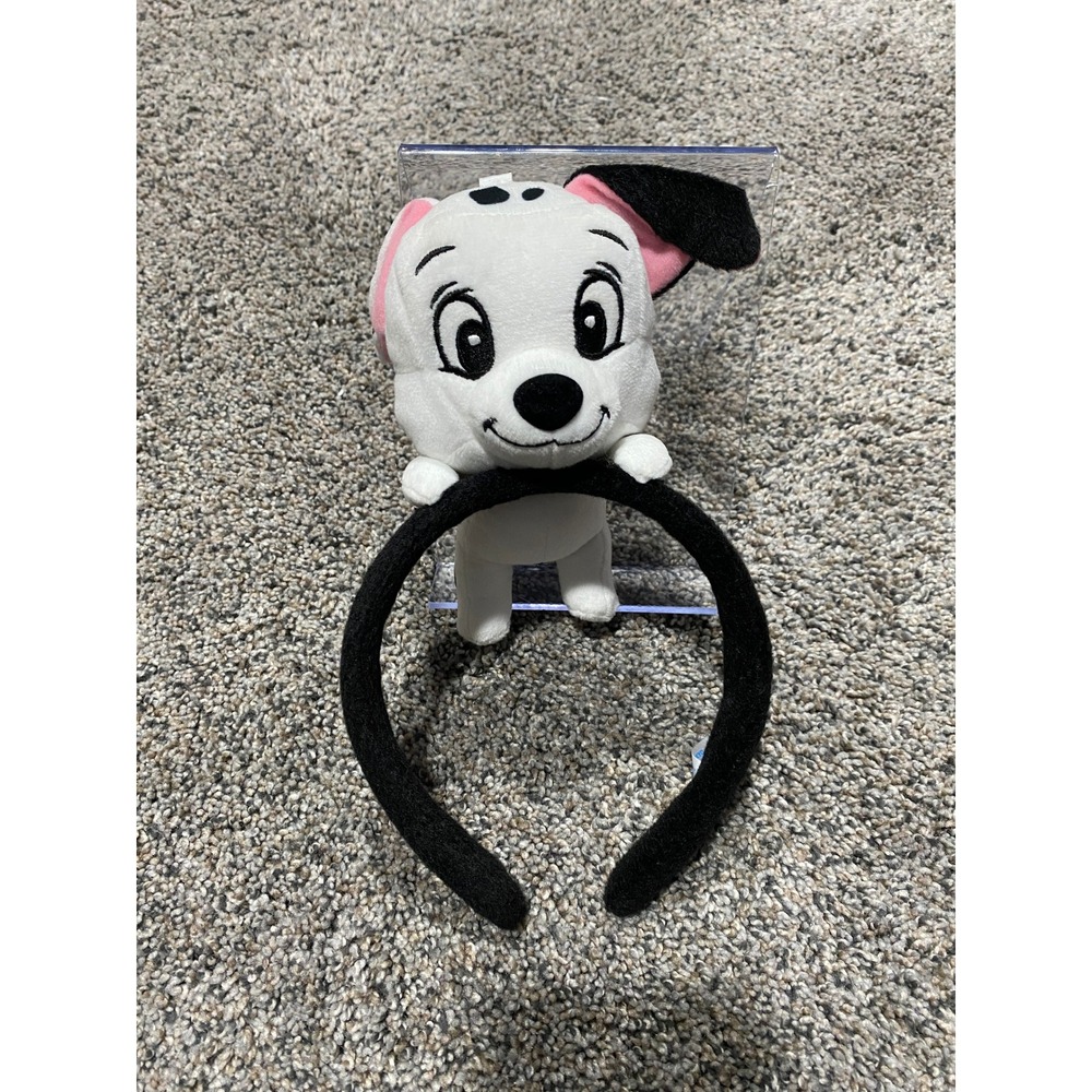 Headband 101 Dalmatians Plush Tokyo Disney Resort White OS Excellent